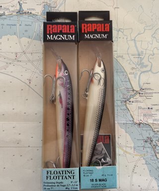 Lote 2 señuelos Rapala FMAG 18cm          127