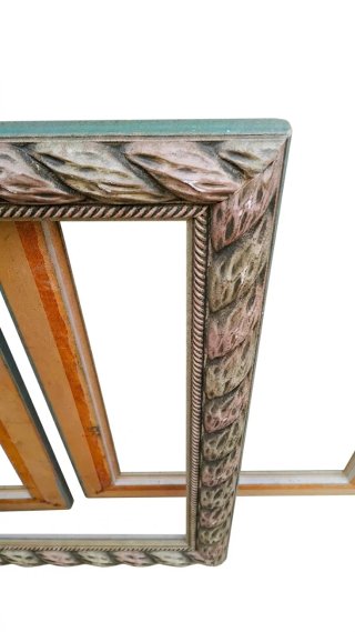 Tres marcos decorativos metal