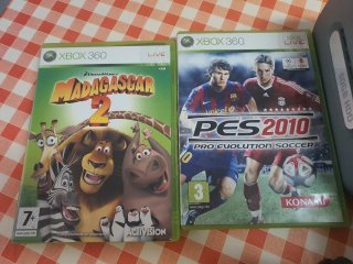 Consola Xbox 360 Blanca + Juegos y Mando