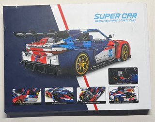 Coche Tipo Lego Super Car BMW 1/8 4556 piezas