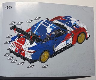 Coche Tipo Lego Super Car BMW 1/8 4556 piezas