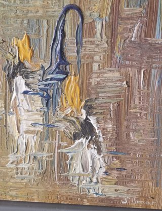 Precioso Cuadro abstracto texturizado Sillman