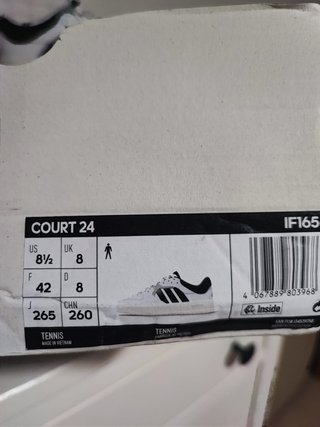Adidas Court 24 Zapatillas Blancas Talla 42