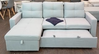 Sofá Cama, ·PAU Tela·, Gris, ·Cómodo. ¡EN OFERTA!