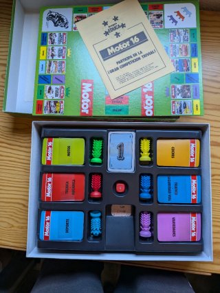 Juego de mesa Motor 16 de Educa (1985) - Completo
