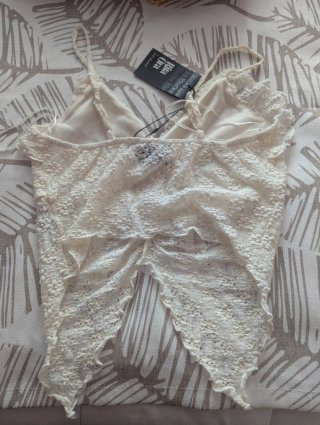 Conjunto falda y top Rita Ora blanco XS
