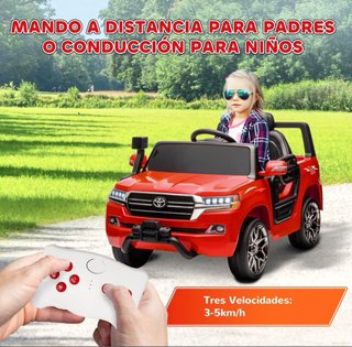 Coche eléctrico infantil rojo