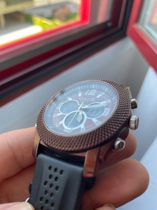 Reloj Liska  Analógico Marrón y Negro