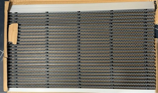 Felpudo aluminio 55x90 cm