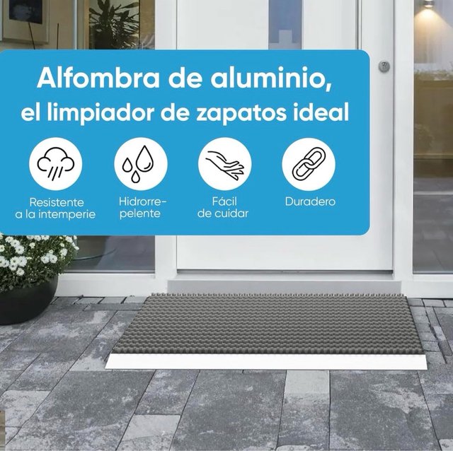Felpudo aluminio 55x90 cm