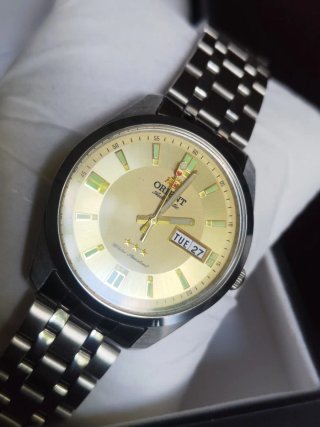 Reloj Orient Tri Star Champagne Automático