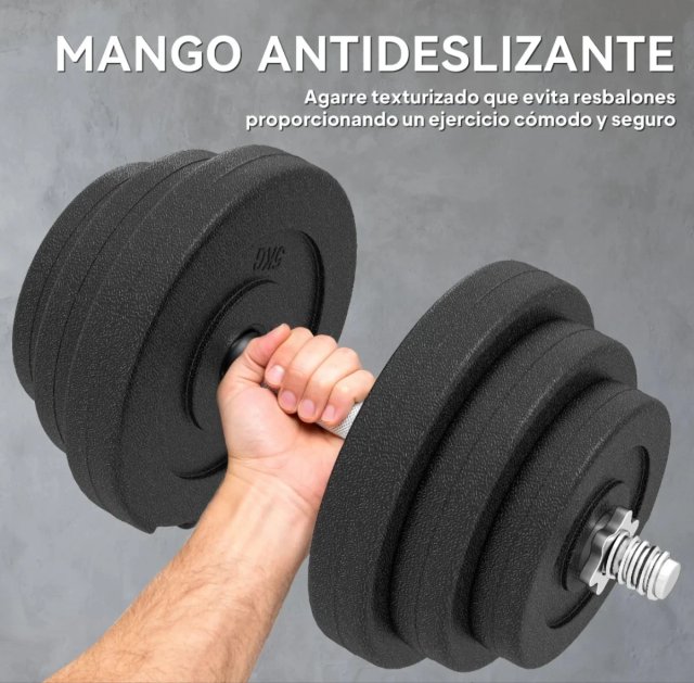 Juego Mancuernas con Pesos Ajustables