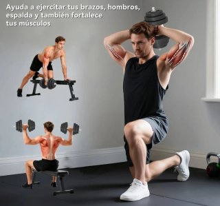 Juego Mancuernas con Pesos Ajustables