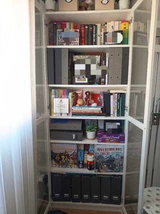 Librería Estantería Billy Ikea Blanca. Sin puertas