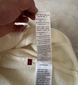 Suéter Gucci Blanco Talla XL