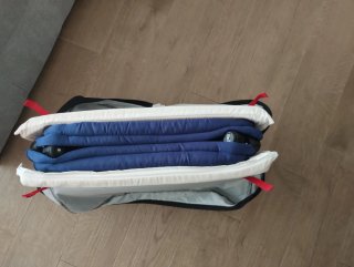 Cuna de viaje Babybjorn y sábana algodón ecológico
