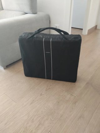Cuna de viaje Babybjorn y sábana algodón ecológico