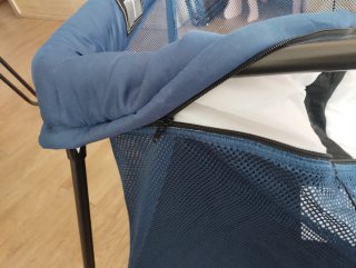 Cuna de viaje Babybjorn y sábana algodón ecológico