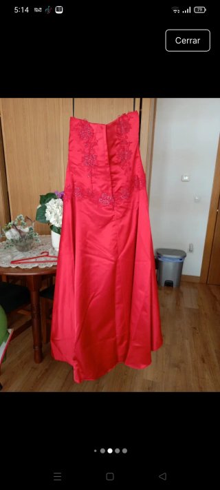 Vestido de fiesta rojo