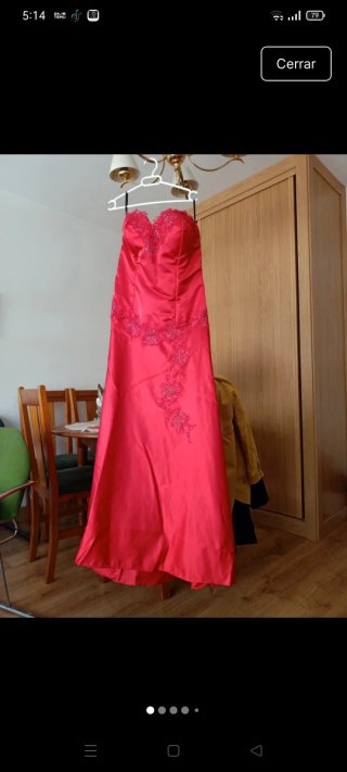 Vestido de fiesta rojo