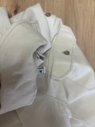 Armani Jeans White Oxford Shirt Long, Size M