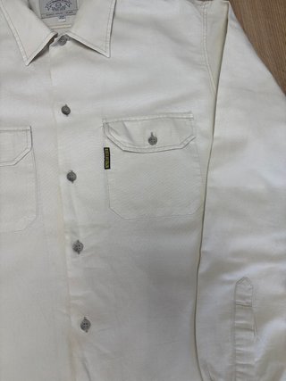 Armani Jeans White Oxford Shirt Long, Size M