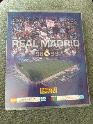 Álbum Real Madrid 98/99 con 10 autógrafos