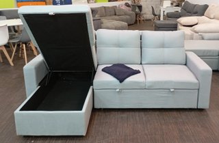 Sofá Cama, ·PAU Tela·, Gris, ·Cómodo. ¡EN OFERTA!