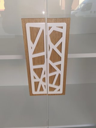 Mueble comedor lacado blanco 290cm,nuevo exposicio