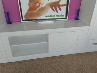 Mueble comedor lacado blanco 290cm,nuevo exposicio