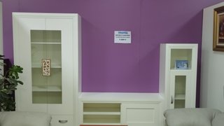 Mueble comedor lacado blanco 290cm,nuevo exposicio