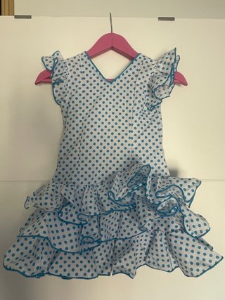 Traje Flamenca Niña Lunares