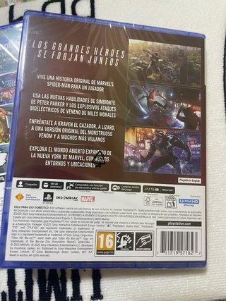Pack 2 Juegos PS5 Precintados: Spider-Man 2 y Lego