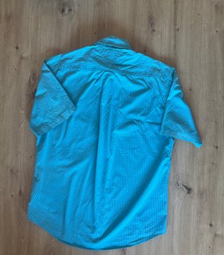 Tommy Hilfiger Turquoise Blue Short shirt, Size L