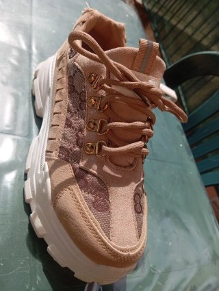 Sneakers donna beige e marroni