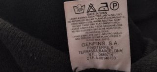 Jersey Genfins rayas manga 3/4 T.40