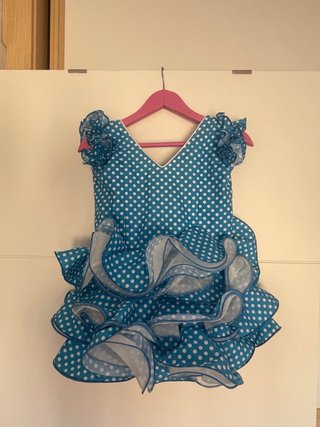 Traje de flamenca niña lunares