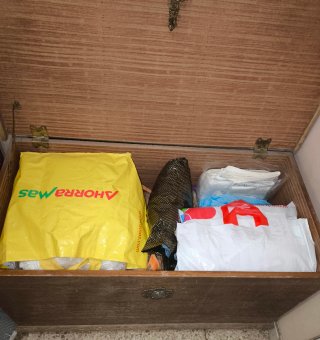 BAÚL TALLADO MADERA