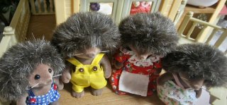 Familia Erizos Sylvanian Families