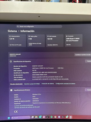 PC Gaming Ryzen 5 + GTX 1660 Super | 1.5TB SSD