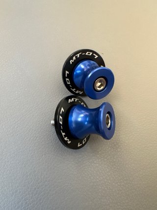 Soportes Caballete Trasero MT-07 Azul