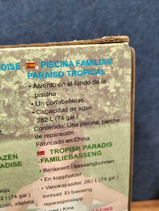 Piscina Familiar Bestway Tropical Paradise 54336