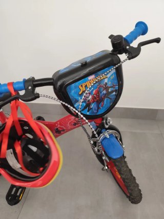 Bicicleta Spiderman niño 3-6 años