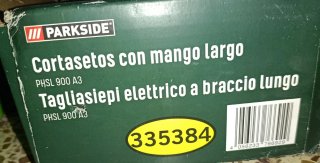 Cortasetos Parkside PHSL 900 A3 Mango Largo