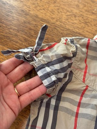 Vestido Burberry cuadros 5-6 años
