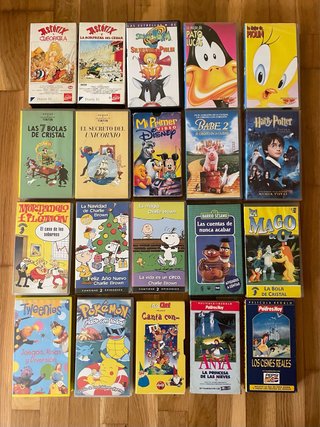 Cintas VHS Películas Variadas