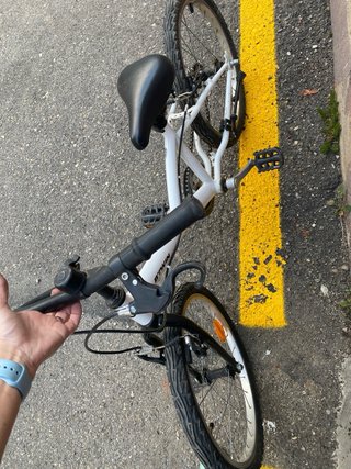 Bicicleta BTWIN blanca