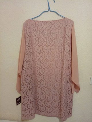 Vestido  Rosa  Mujer