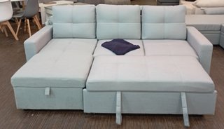 Sofá Cama, ·PAU Tela·, Gris, ·Cómodo. ¡EN OFERTA!