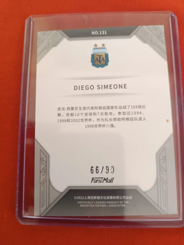 SIMEONE NUMERADA 3D ARGENTINA DIFICILÍSIMA